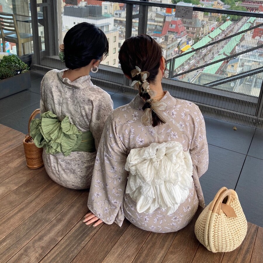 浴衣租借梨花和服的原創浴衣