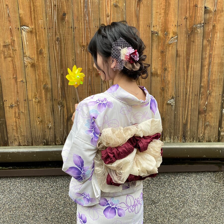 浴衣租借梨花和服的原創浴衣