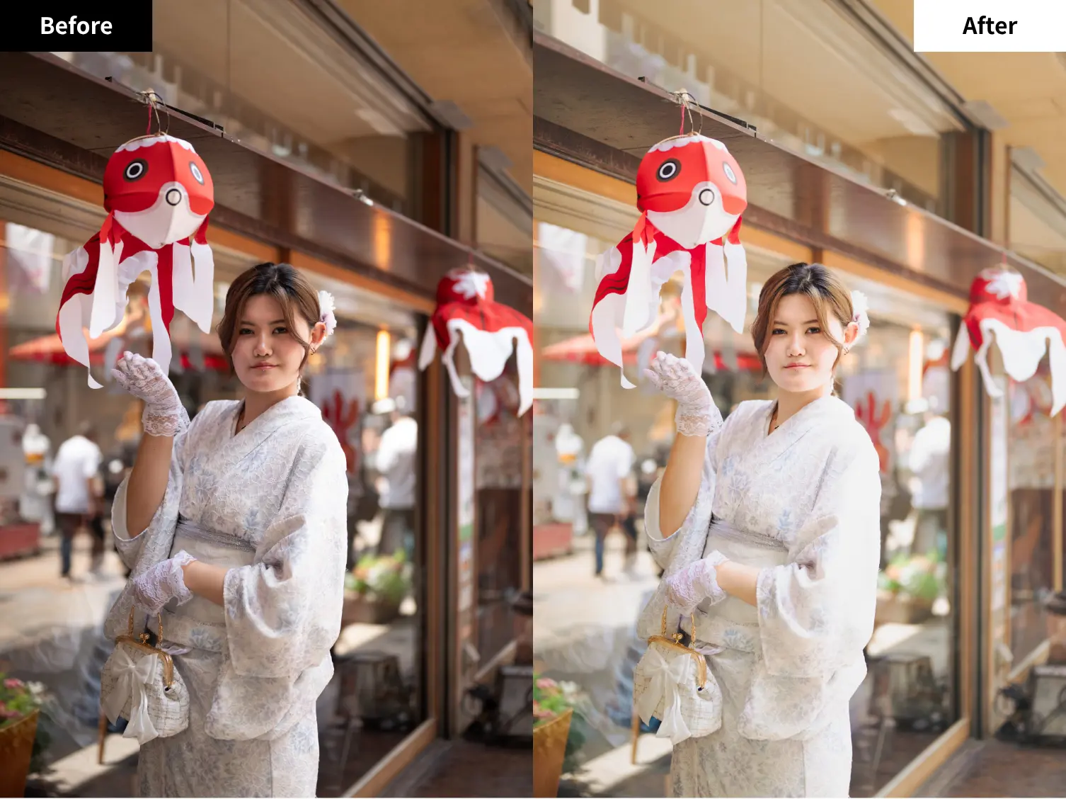 梨花和服的攝影方案