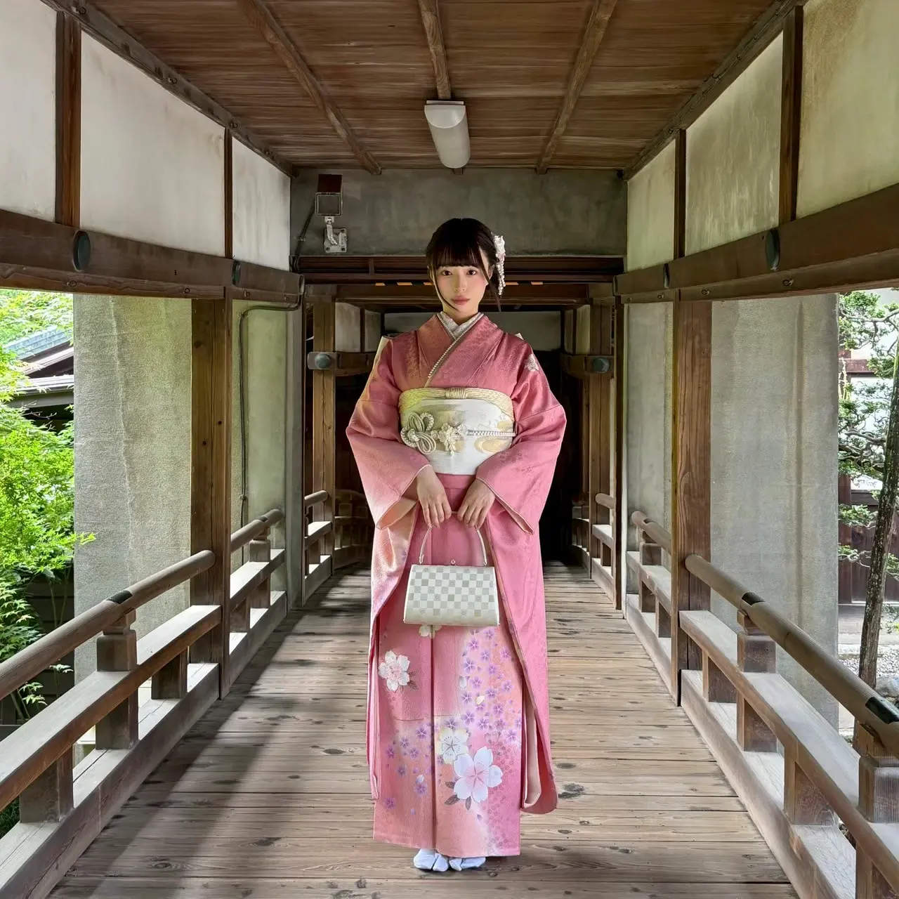 川越正絹振袖和服髮型方案