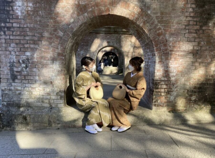 畢業紀念在京都車站租借和服，穿著和服漫步遊覽！