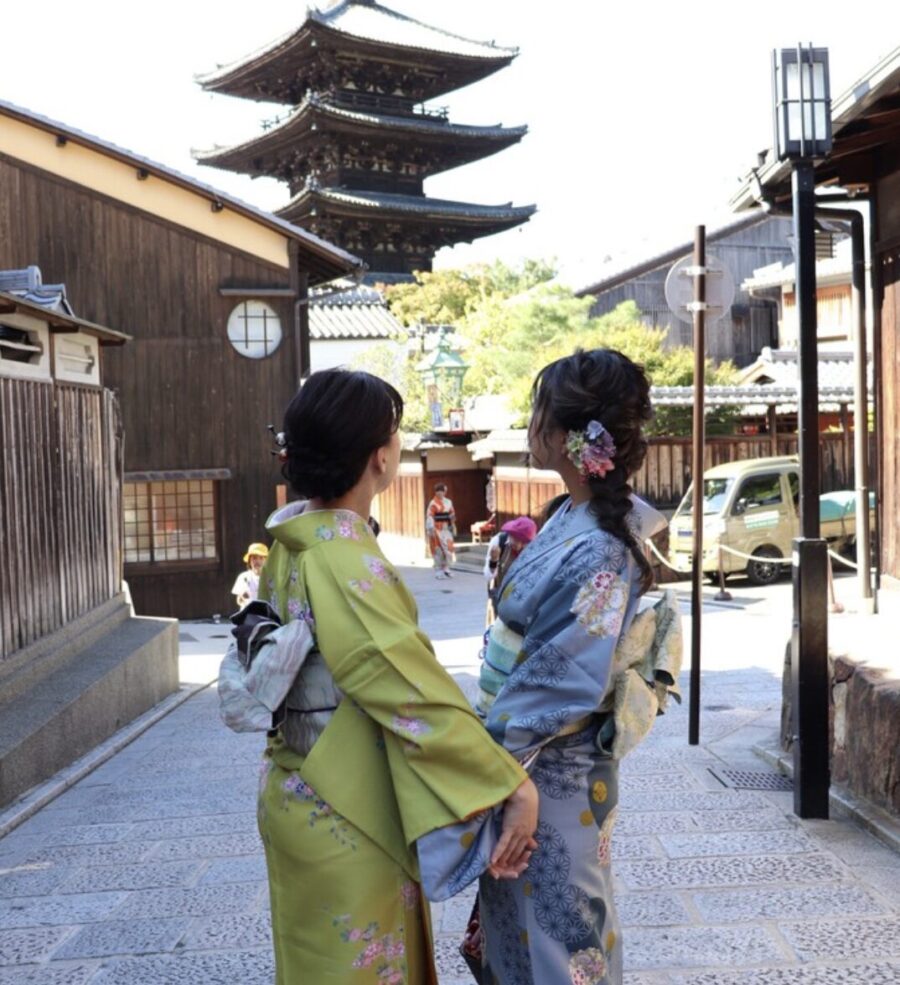 在清水寺以和服租借度過生日，成就美好的一天！